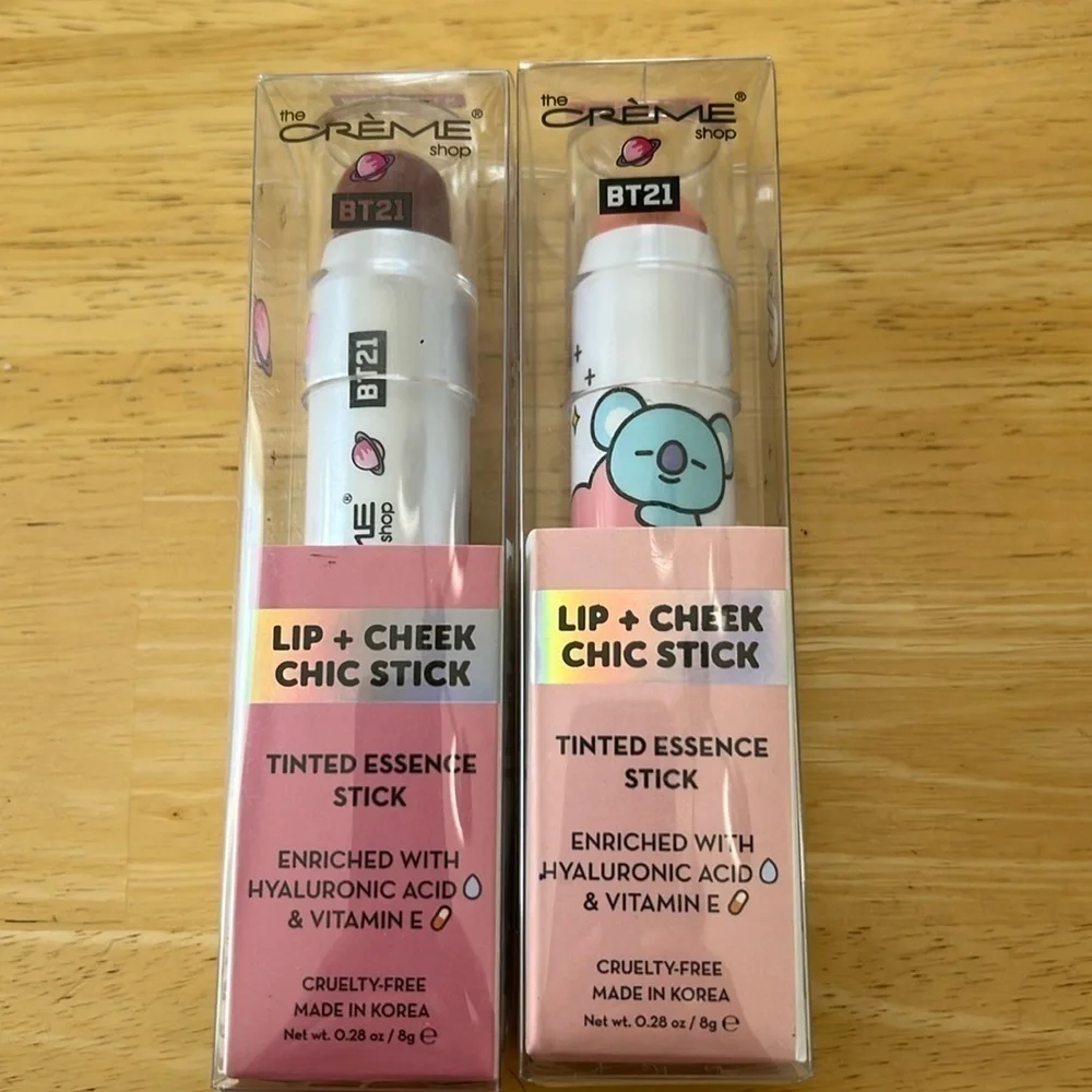 The Crème shop BT21 lip + cheek stick